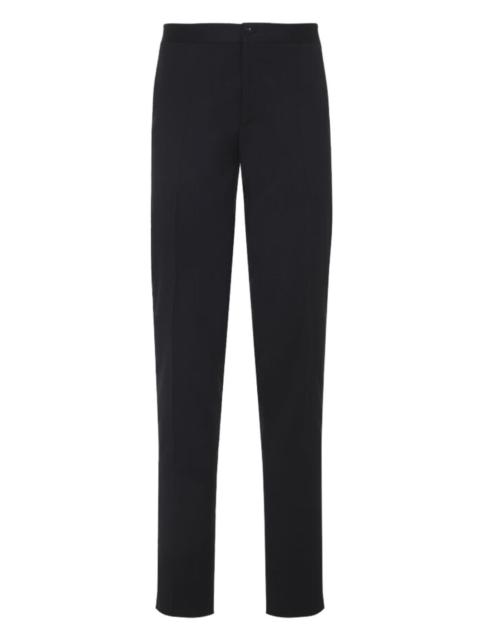 Canali pressed-crease trousers