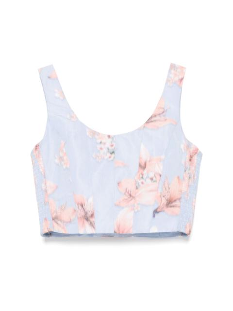 floral-pint top