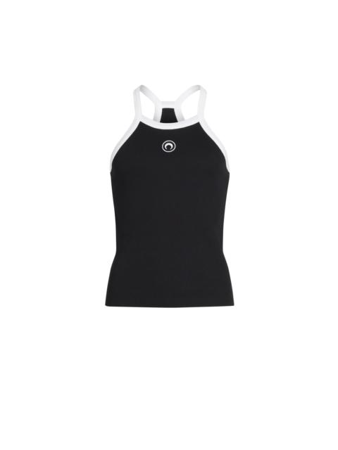 Marine Serre Organic Cotton Rib Tank Top