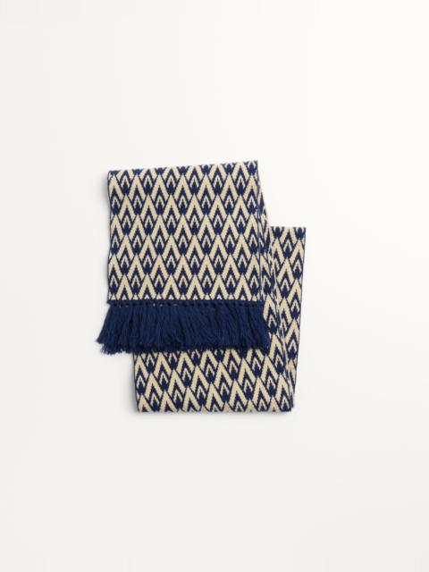 TOUTE LA V KNITTED WOOL SCARF