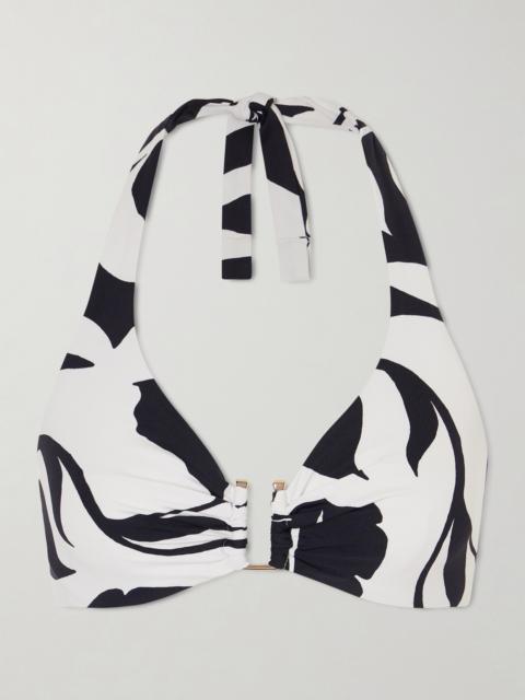 Max Mara Bchavena Printed Bikini Top