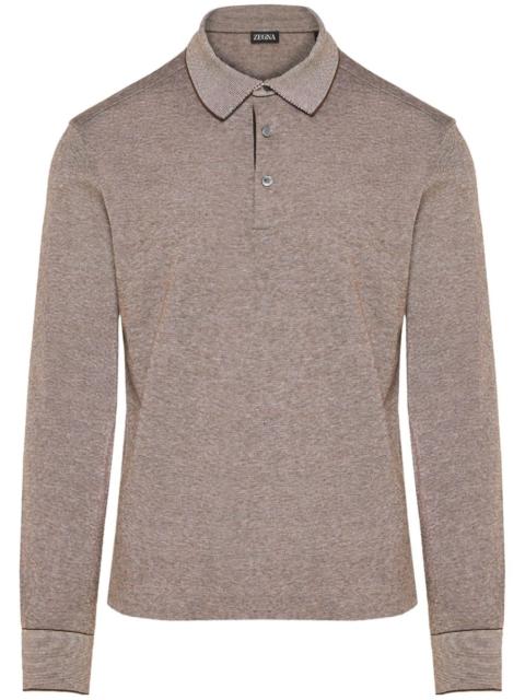ZEGNA long-sleeve polo shirt