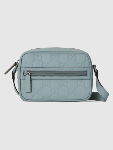 GUCCI GG rubber-effect mini shoulder bag