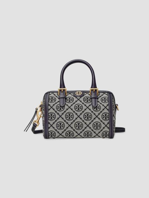 TORY BURCH Women's Petite T Monogram Jacquard Barrel Bag - Tory Navy