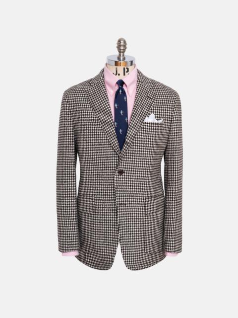 J. PRESS MADE-IN-USA BLACK & WHITE CHECK CHEVIOT TWEED SPORT COAT