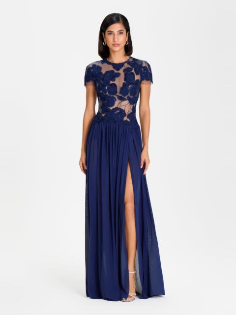 NADINE MERABI Sloane Navy Dress