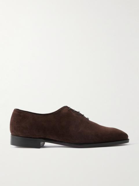 GEORGE CLEVERLEY Merlin Whole-Cut Suede Oxford Shoes
