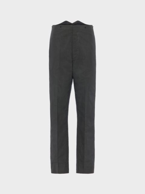Maison Margiela Creased Cotton silk trousers