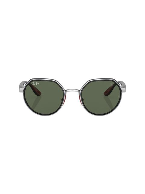 Ray-Ban x Scuderia Ferrari geometric-frame sunglasses