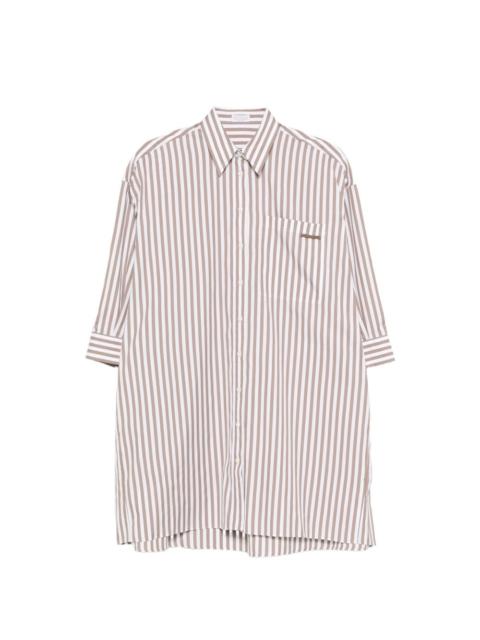 Brunello Cucinelli striped pocket shirt