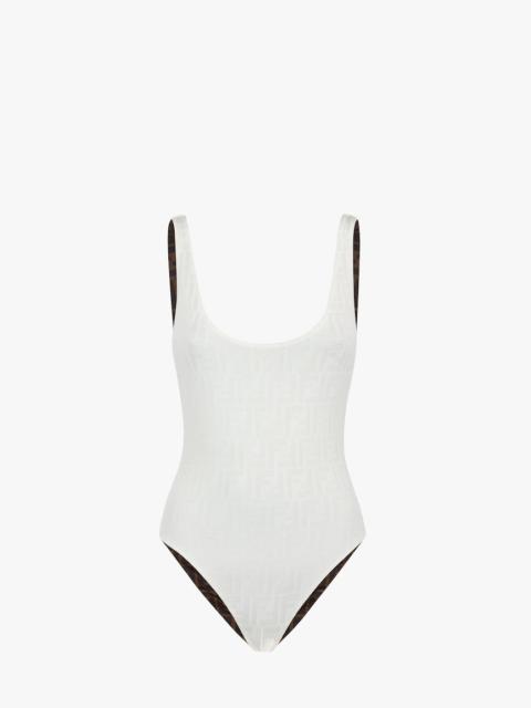 FENDI White Lycra® swimsuit