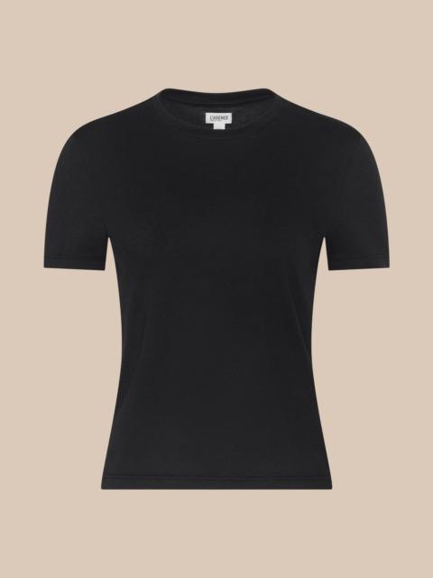 L'AGENCE Aileen Cotton Crewneck Tee