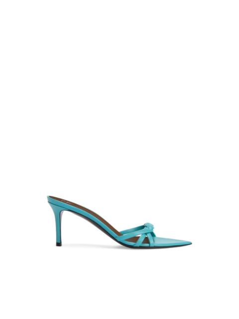 Giuseppe Zanotti Indigo Braid braided strips mules