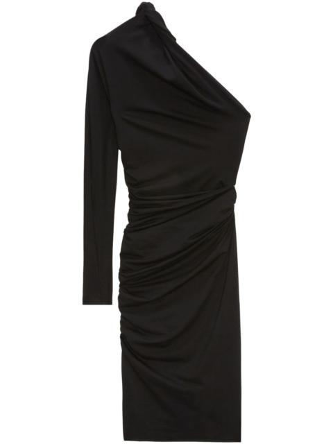 MSGM asymmetric midi dress