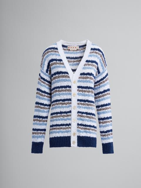 Marni STRIPED COTTON CARDIGAN