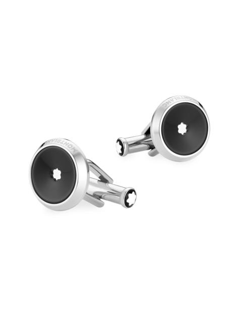 Montblanc Men's Snowcap Cufflinks - Silver