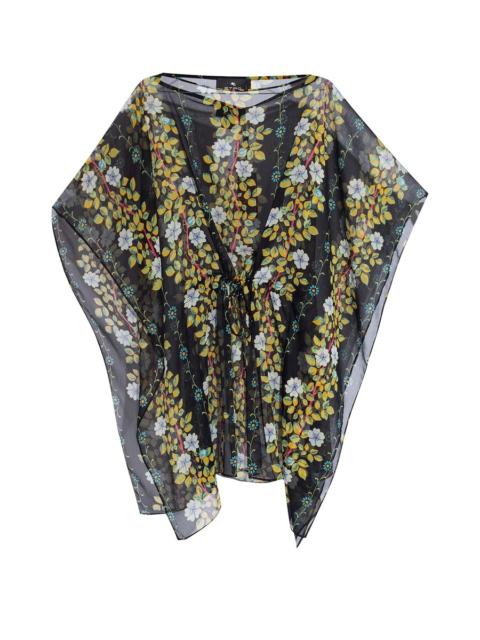 Etro floral-print kaftan minidress