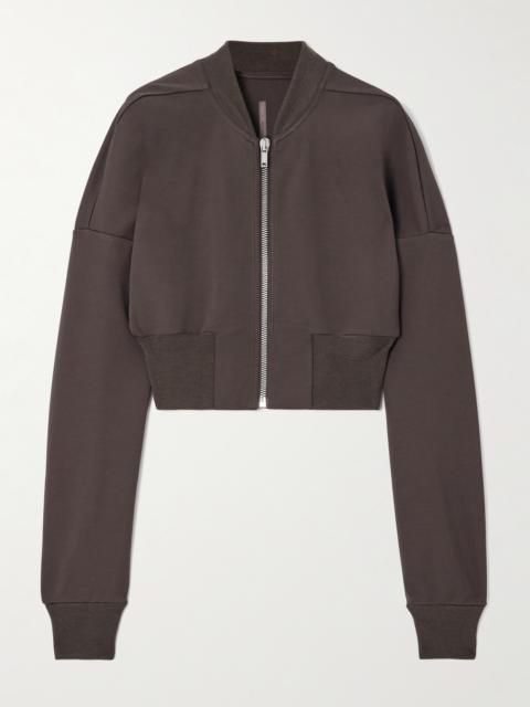 Rick Owens Stretch-jersey Bomber Jacket