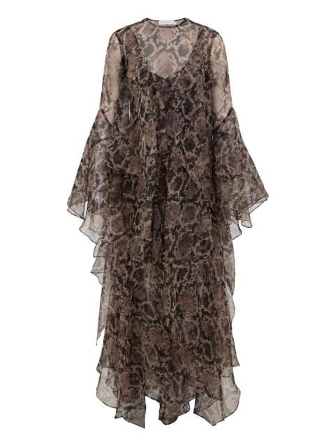 Zimmermann HYPNOTIC CASCADING MAXI DRESS