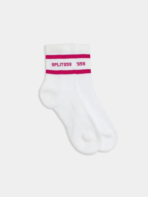 SPLITS59 Logo Stripe Ankle Socks With Grip