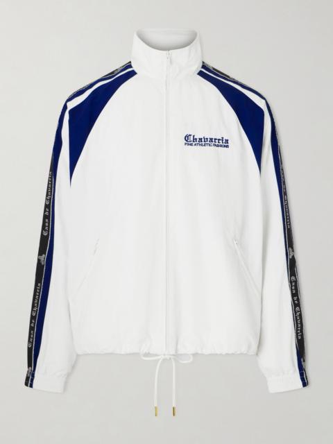 WILLY CHAVARRIA Casa De Chavarria Logo-Detailed Shell Jacket