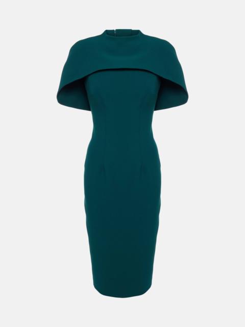 Safiyaa Kalika caped midi dress