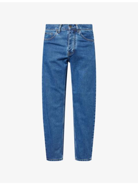 Carhartt Newel tapered-leg mid-rise organic-denim jeans