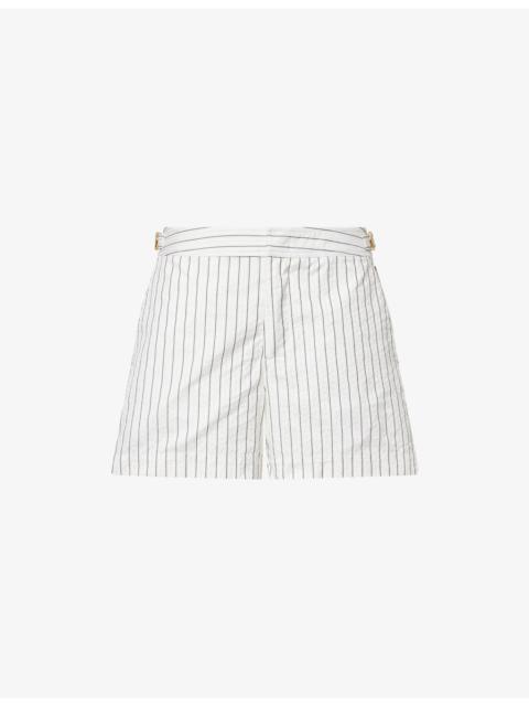 ORLEBAR BROWN Bulldog Seersucker Swim Shorts