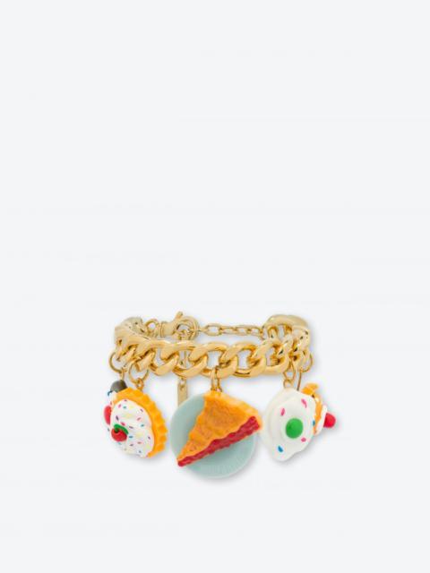 Moschino FAST FOOD DESSERTS CHAIN BRACELET