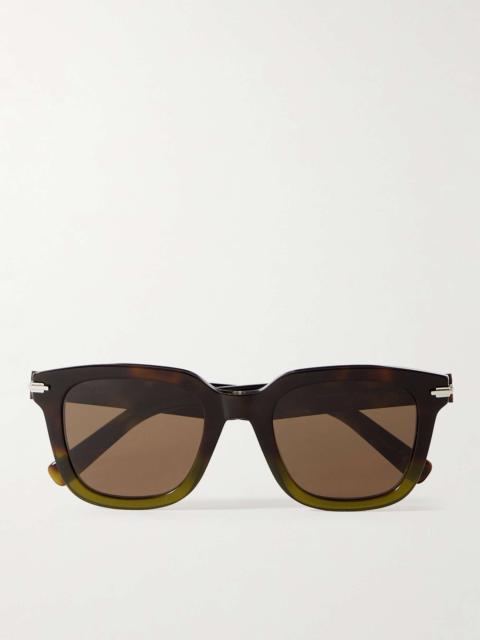 DiorBlackSuit R2I Round-Frame Tortoiseshell Acetate Sunglasses