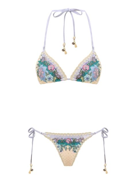 Zimmermann INDRA CROCHET DETAIL BIKINI