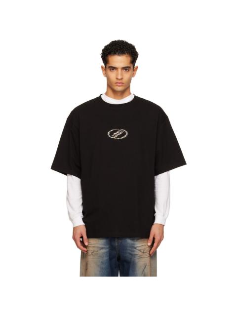 We11done Black Se11done T-shirt