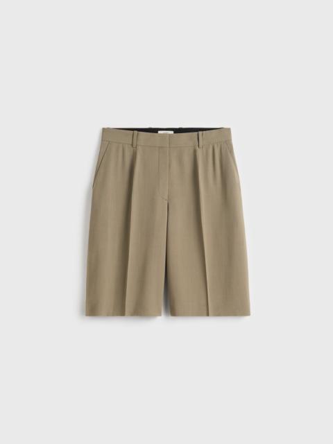 TOTEME Wide fluid shorts taupe