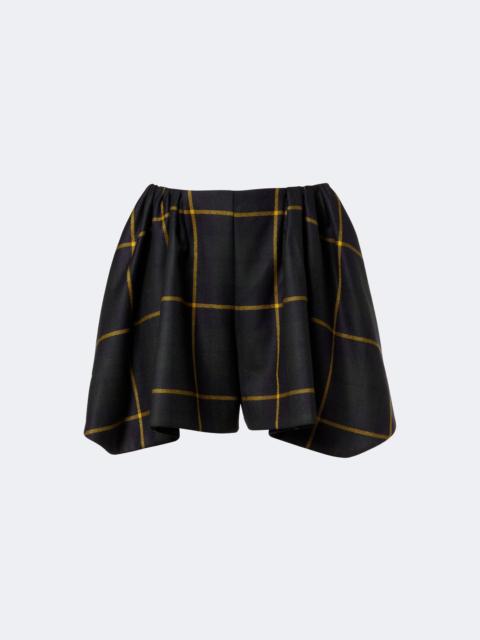 PATOU Checked virgin wool shorts