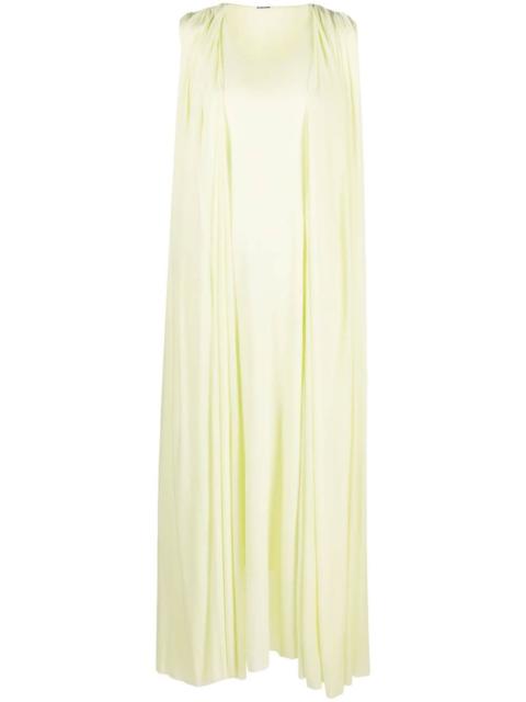 draped maxi dress