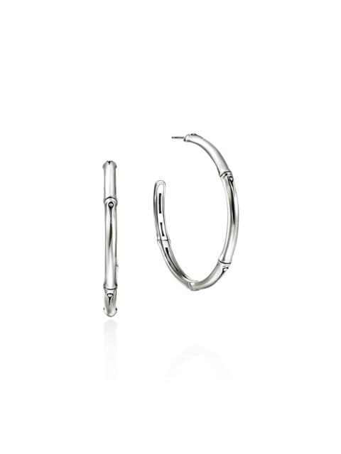 JOHN HARDY Bamboo Hoop Earrings, Sterling Silver
