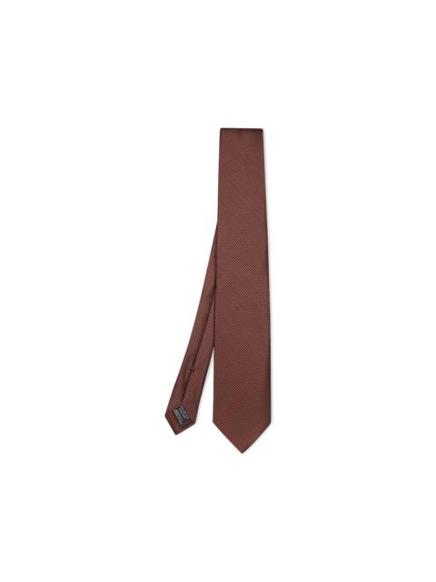 TOM FORD houndstooth-pattern silk tie