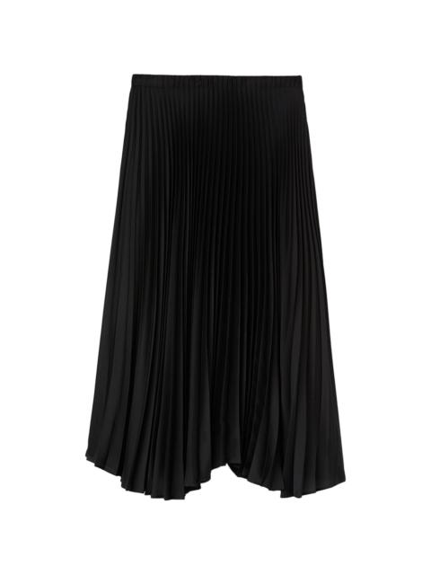 Jil Sander high-waist pleated midi skirt