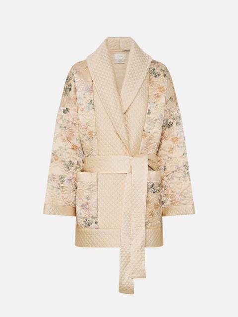 CAMILLA QUILTED ROLL COLLAR COAT