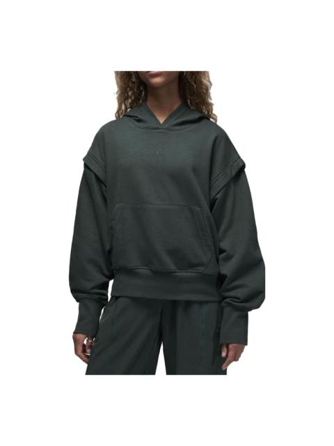 Jordan (WMNS) Air Jordan Sport Fleece Hoodie 'Midnight Green' FB4609-316