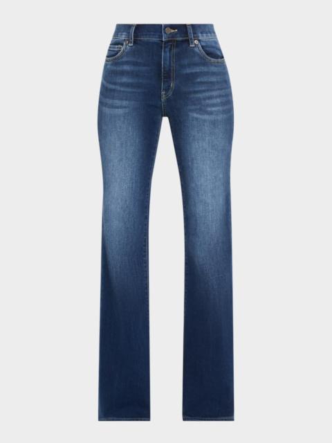 KOBI HALPERIN Eden Flare-Leg Washed Denim Jeans