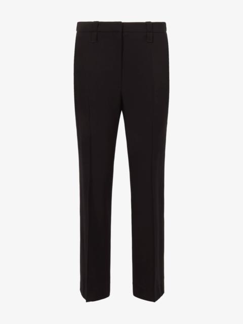 Proenza Schouler Viscose Suiting Crop Flare Pants