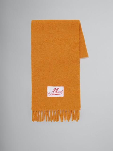 Marni ORANGE ALPACA SCARF
