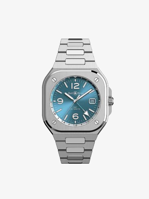 Bell & Ross BR05G-PB-STSST GMT Sky Blue stainless-steel automatic watch