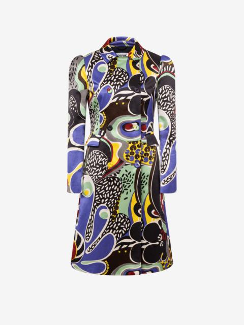 Moschino PSYCHEDELIC PRINT COAT