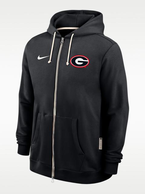 Nike Georgia Sideline Men's Nike Dri-FIT College Full-Zip Hoodie