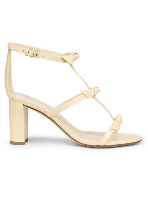 ALEXANDRE BIRMAN Women's Slim Lolita 75MM Leather Sandals - Creamy
