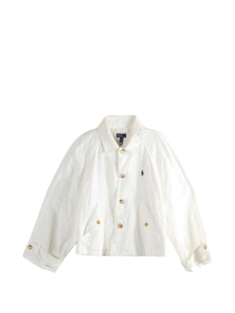 Polo Ralph Lauren button linen jacket