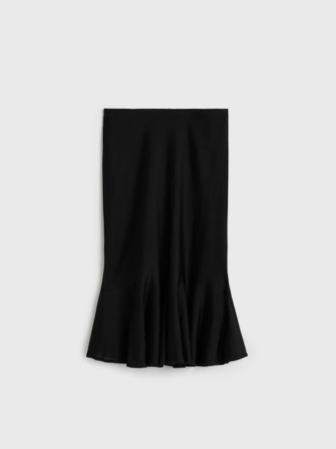 TOTEME Fluted knit skirt black