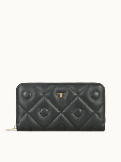 Tod's TOD'S SIGNATURE WALLET - BLACK